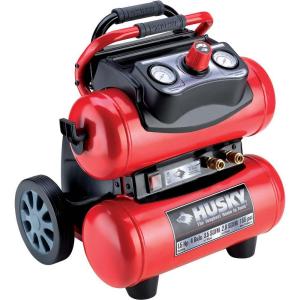 Husky 4 Gallon Stack Tank Air Compressor