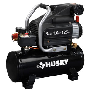 Husky 3 gal air compressor