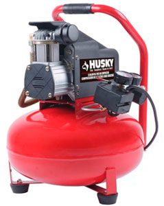 Husky 6 gallon air compressor, TA-1524P